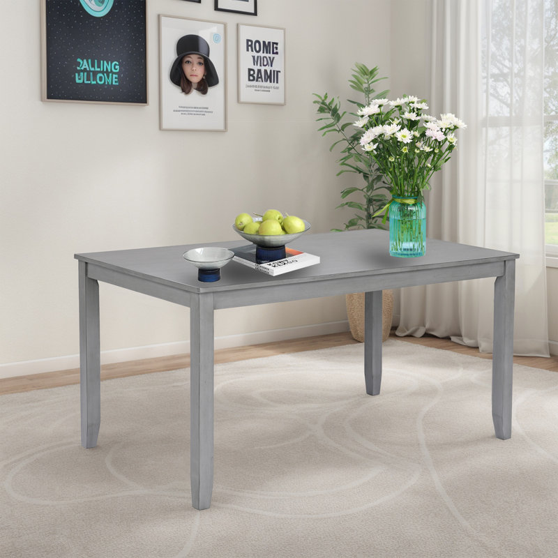 Table de salle à manger rectangulaire, Gris