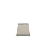 Belle Striped Area Rug in Concrete/White