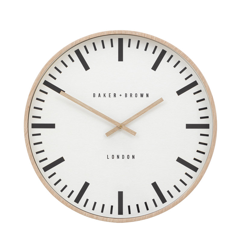 Longstone Clock 50cm, Natural