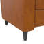 Fauteuil inclinable par pression en similicuir de 30,5 po de large Lana
