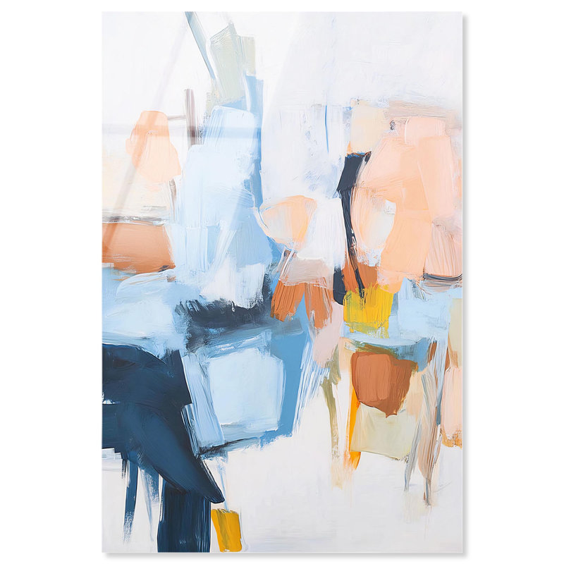 «Brush Palette I», impression sur toile par Art Remedy, H 15 po x l 10 po