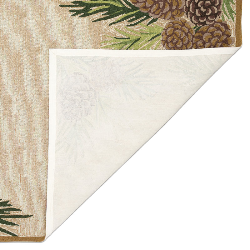 Tapis touffeté à motif floral Dasan, Tapis de couloir 2 pi x 8 pi