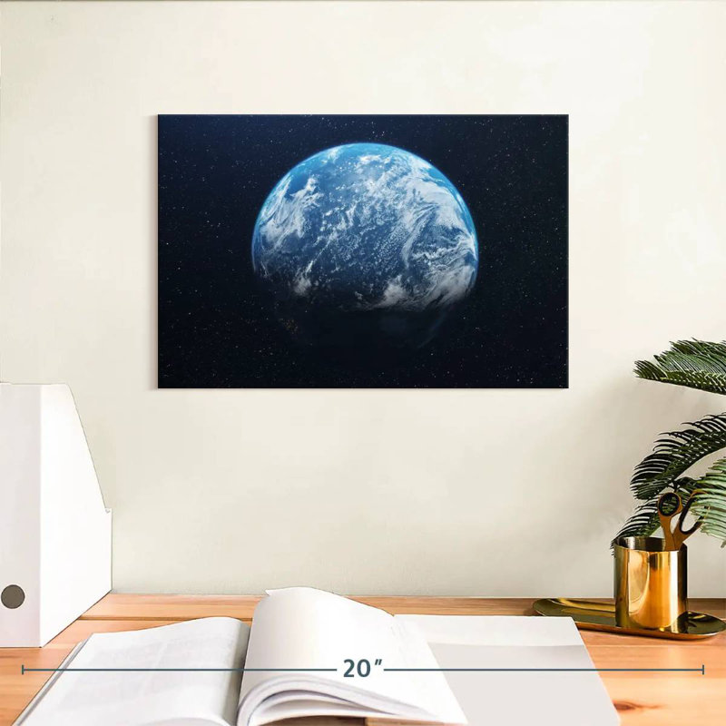 Oberle Earth From Space, 8" H x 12" W