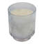 Bougie ronde moderne en verre sur base pour bibliothèque - Bougie parfumée décorative pour table basse, chambre à coucher ou salon - 5 po