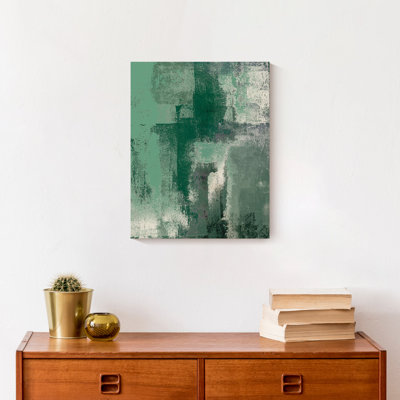 Radiant Green, reproduction abstraite sur toile