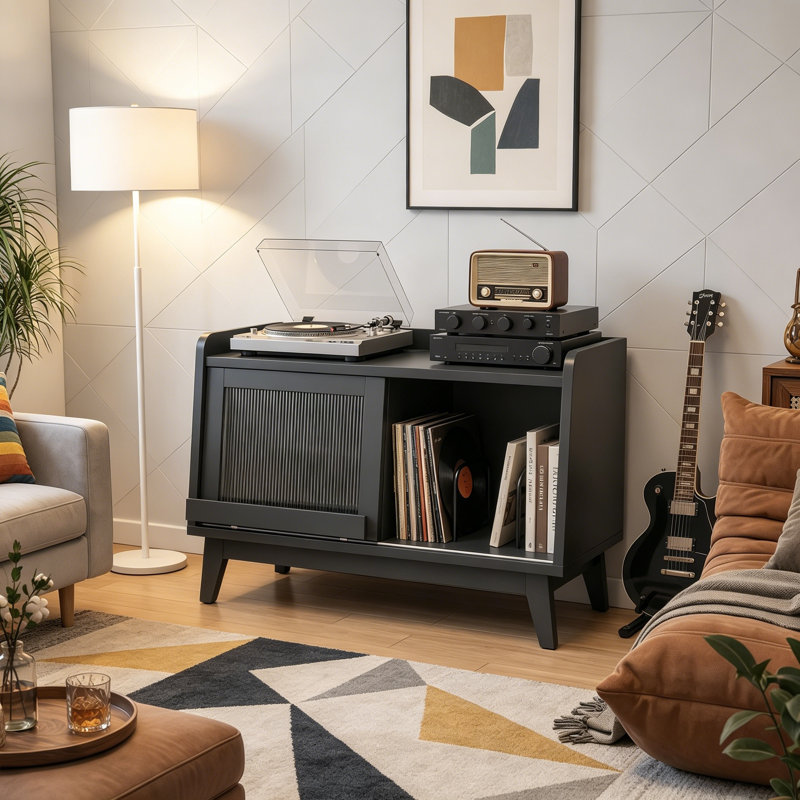 55cm H Media Shelves