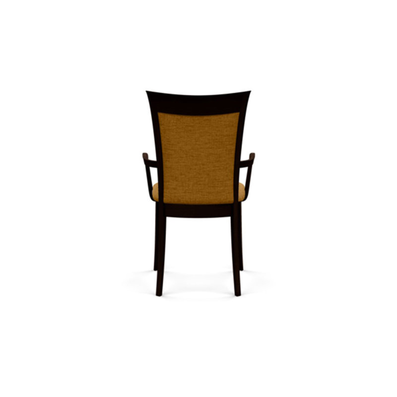 Morgan Upholstered Arm Chair, Smoke Cherry, Slate (M10245) Fabric