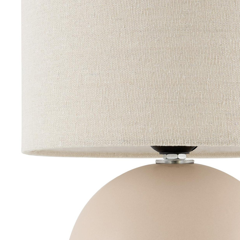 Pramit Accent Table Lamp, Coral