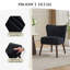 Chaise d'appoint moderne en velours, chaise de salon rembourrée-622840963