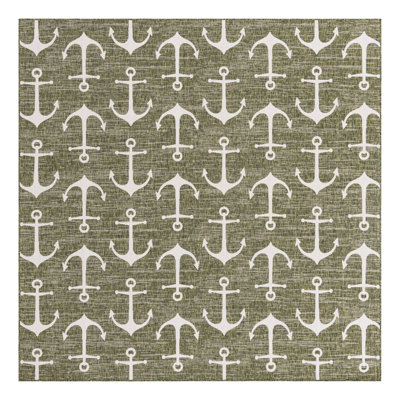 Machine Woven Polypropylene Plastic Rug