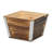 Cavorn Tapered Square Brown Planter Bucket-1937800473