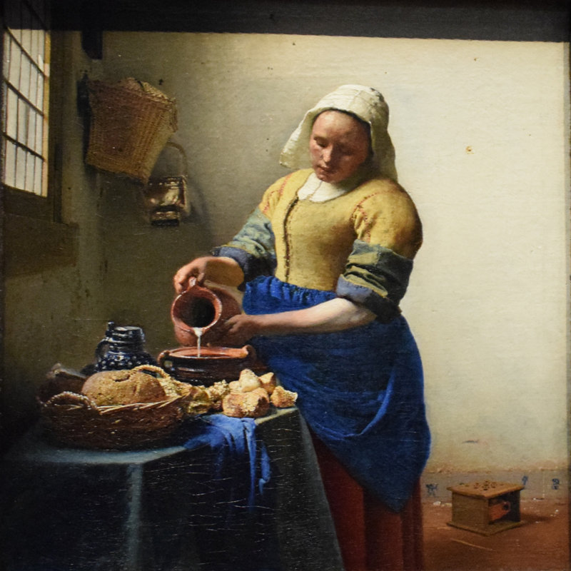 Johannes Vermeer - Wrapped Canvas Print, 41cm H x 31cm W
