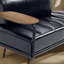 Banc rembourré en similicuir de 54,98 po-1720254680