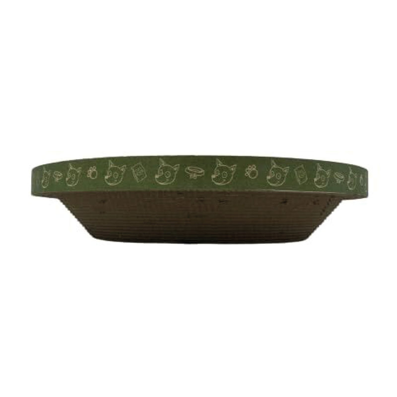 Round Brown Cardboard Cat Scratching Pad