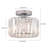 Modern Semi-Flush Mount Mini Crystal Ceiling Light