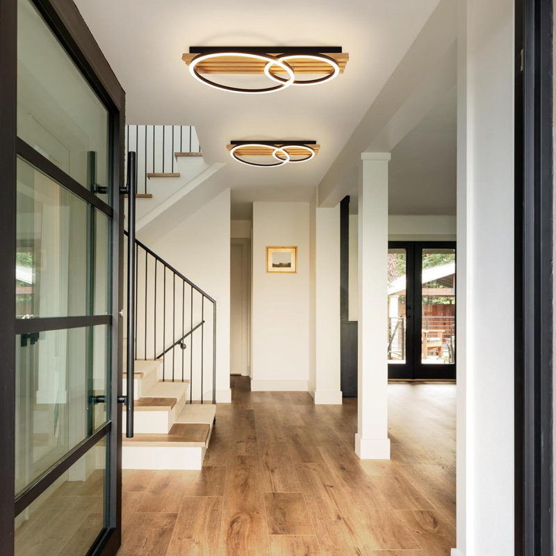 Plastic LED Semi Flush Mount