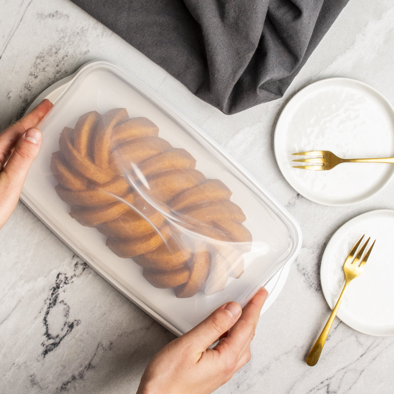 Nordic Ware Loaf Cake Keeper - White