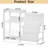 Natural White Vinyl Record Player Stand With Large Storage And Display Shelf
