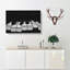 Broken Piano Keys Abstract Painting - Wrapped Canvas-56654787