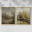 «Vintage Landscape XXIX», 2 pièces sur papier-671866769-671866775