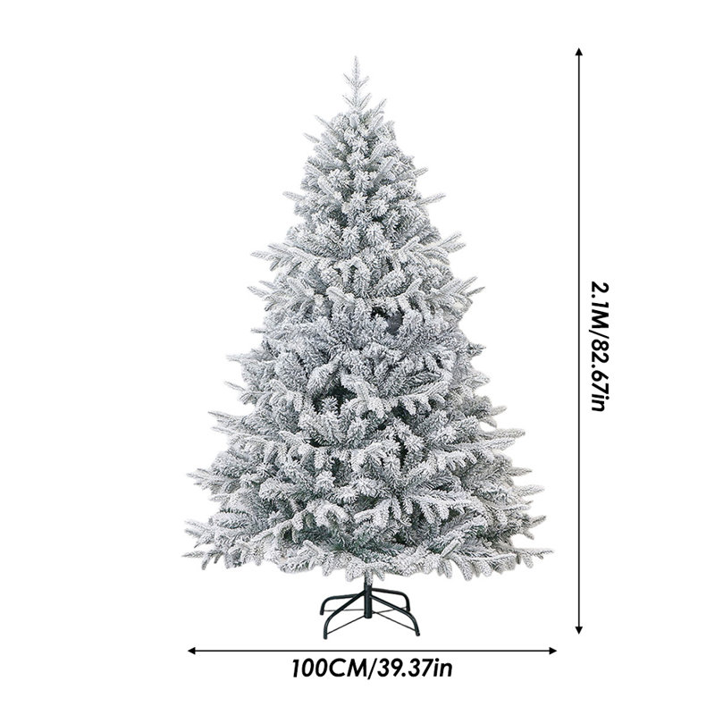 Artificial Pine Christmas Tree, 6.9' H