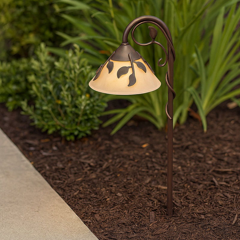 Ivy Copper Bronze Low Voltage Metal Pathway Light