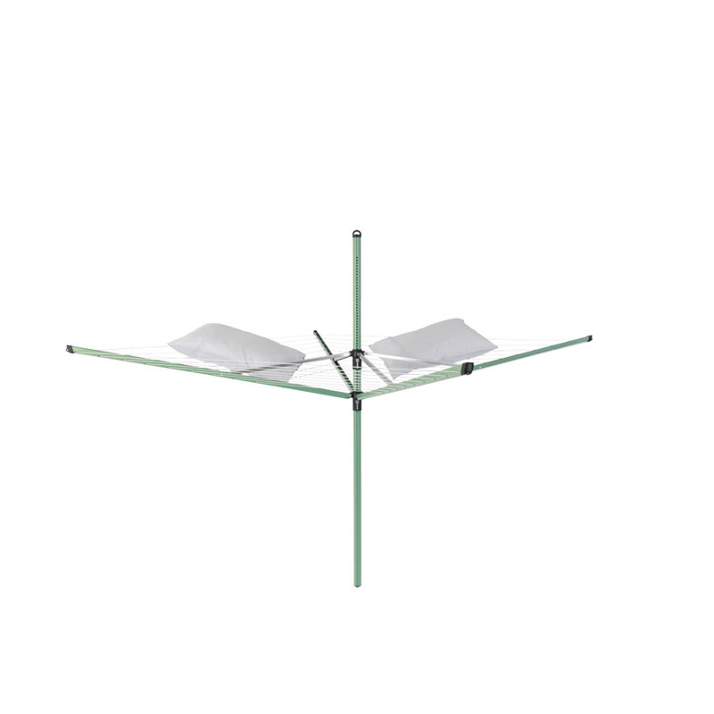 Brabantia 50m Lift-O-Matic Rotary Clothes Line with Accessories, Leaf Green