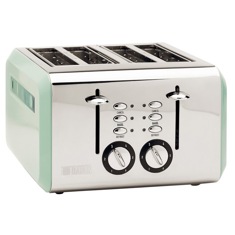 Haden Cotswold 4-Slice, Wide Slot Toaster - Putty Beige