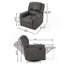 Fauteuil inclinable coulissant avec pivot