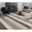 Hand Woven Wool Striped Area Rug