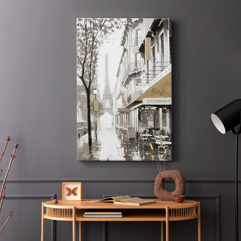 Promenez-vous dans Paris I - galerie Cavas, H 27 po x l 18 po