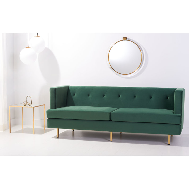 82'' Velvet Sofa, Emerald