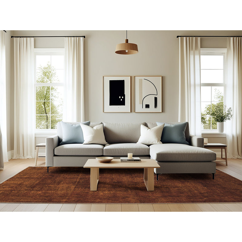 Oriental Indoor Rug, Rectangle 6' x 9'