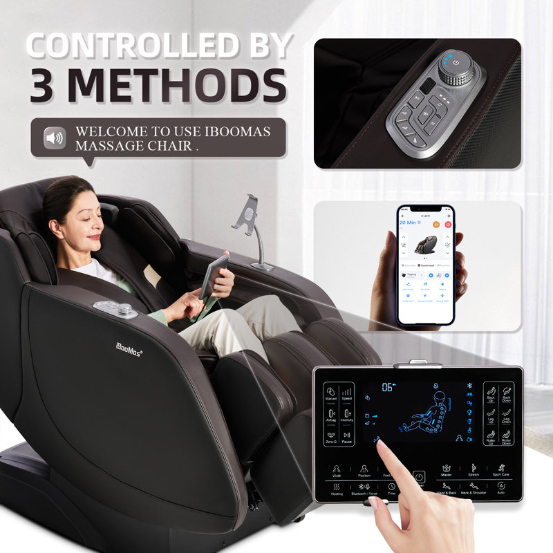 2025 Zero Gravity 3D Massage Chair Full Body Dual SL Track Massage Recliner