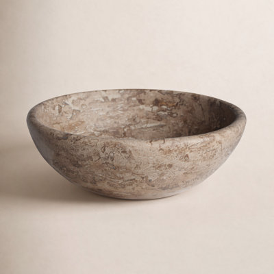 Classic Round Stone Vessel Bathroom Sink