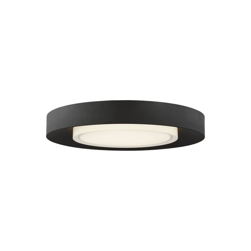 Hilo 1 - Light LED Flush Mount, Nightshade Black