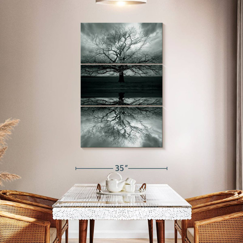 Haunted Tree Reflection, 23" H x 14" W