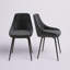 Chaise d'appoint rembourrée en velours Veronica-2033957408