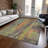 Onyxelle Orange Washable Indoor-Outdoor Rug - LOOMLAN-1934857574