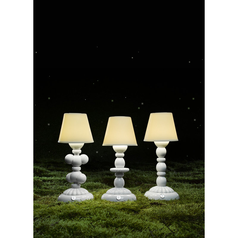 Cactus Firefly 12" Table Lamp, White