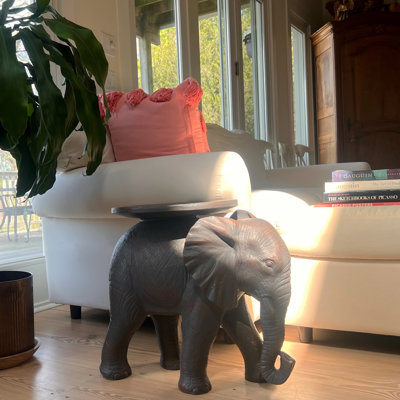 Destiney Elephant End Table
