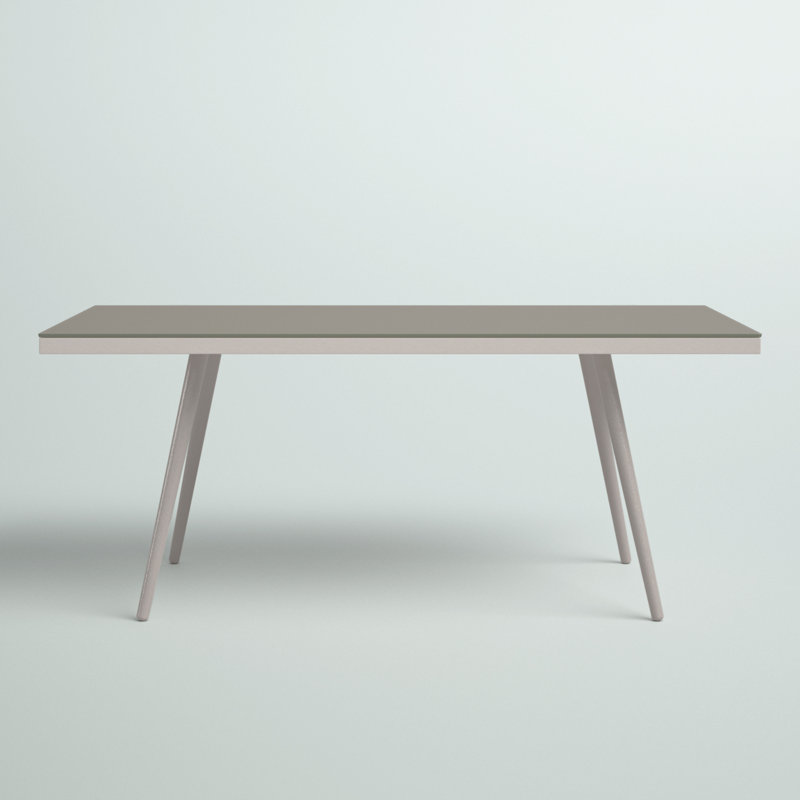 Catlin Rectangular Glass Outdoor Dining Table