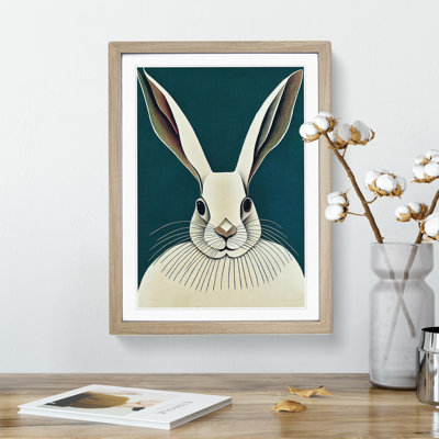 Vintage Hare Art No.1 - Single Picture Frame Print