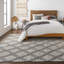 Tapis noir / crème fait à la main Jibreal-526360472