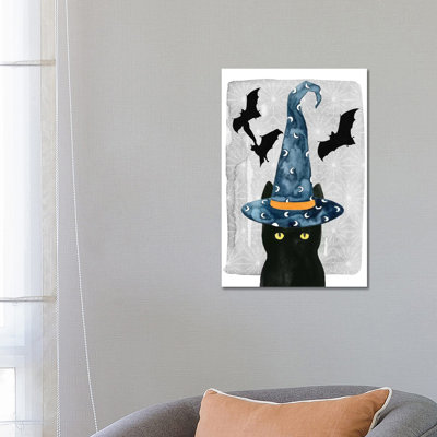 Black Cat I by Grace Popp - Wrapped Canvas Print