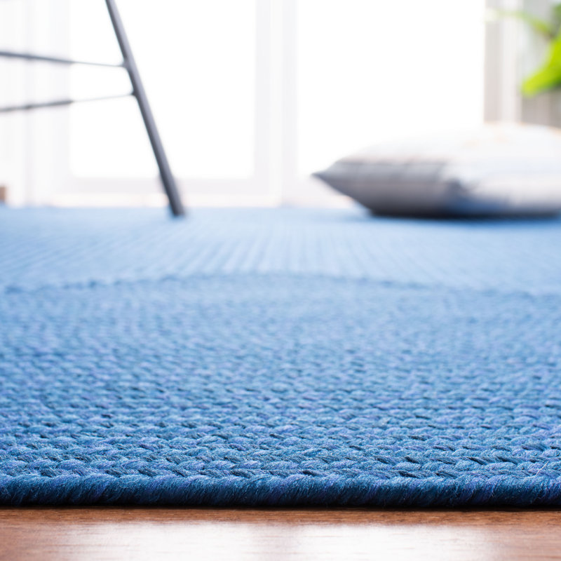 Tapis d'intérieur / extérieur tissé à la main tressé à la main, Oval 8 pi x 10 pi