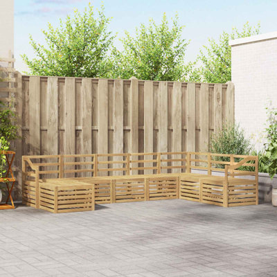 304cm Wide Patio Sectional Set