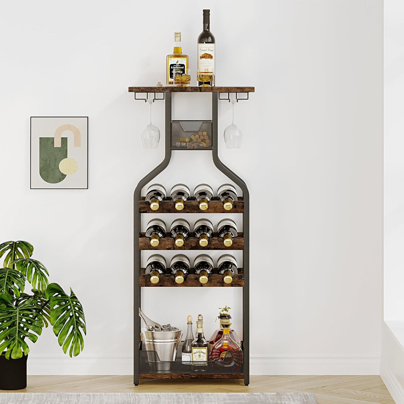 Wine Bottle Rack, Brown