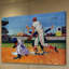 "the umpire was a rookie" par paul nonnast, reproduction d’art sur toile tendue-21973838