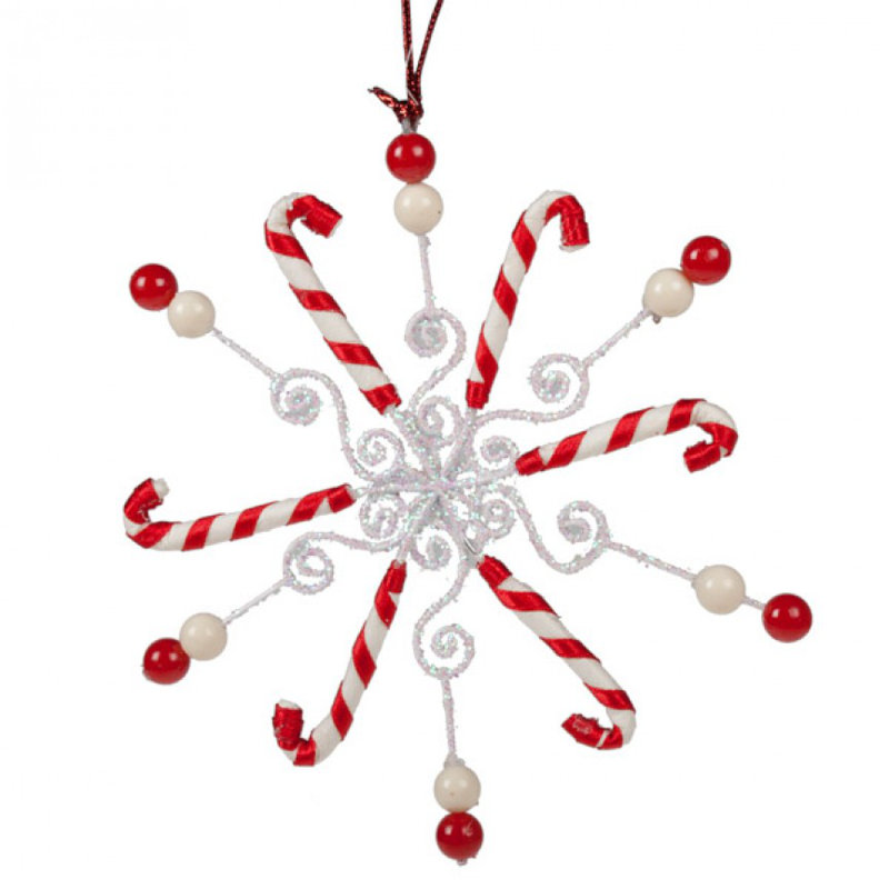 15cm Textile Holiday Shaped Ornament